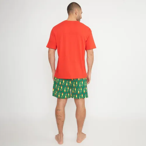 Kayser Pijama Short Hombre S7774-Roj