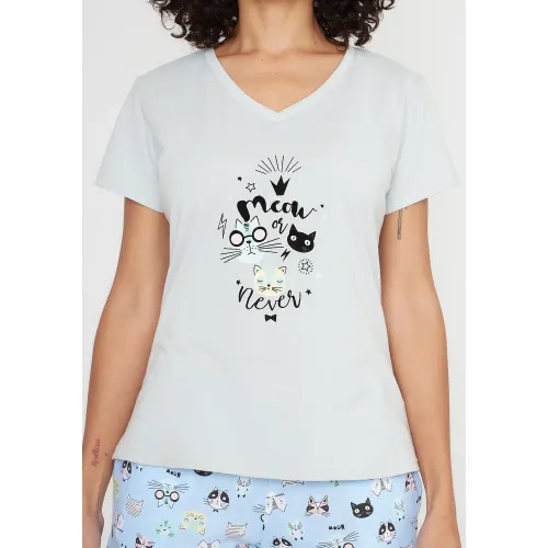 Kayser Pijama Short Mujer 70.1075-Gri