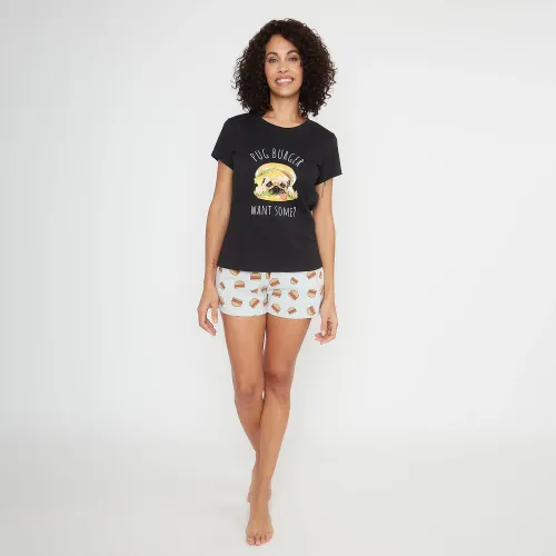 Kayser Negro de Mujer modelo Pijama Short Mujer 70.1084-Neg mujer 2025081316533679849