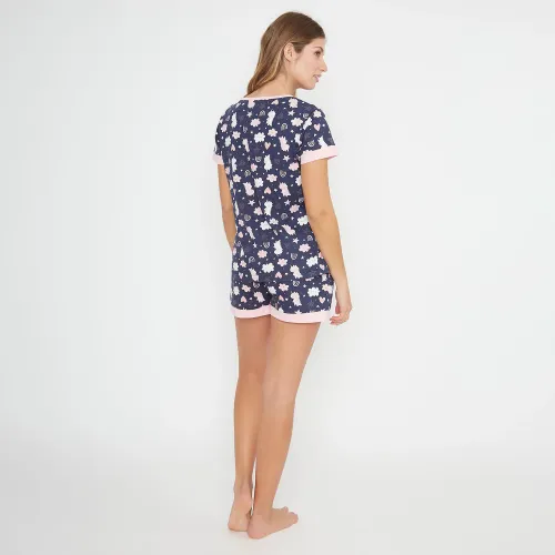 Kayser Pijama Short Mujer 70.1099-Azu