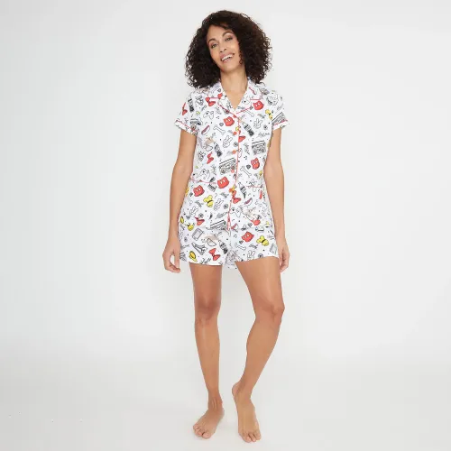Kayser Blanco de Mujer modelo Pijama Short Mujer D7074-Bla mujer 2025081316533680044  