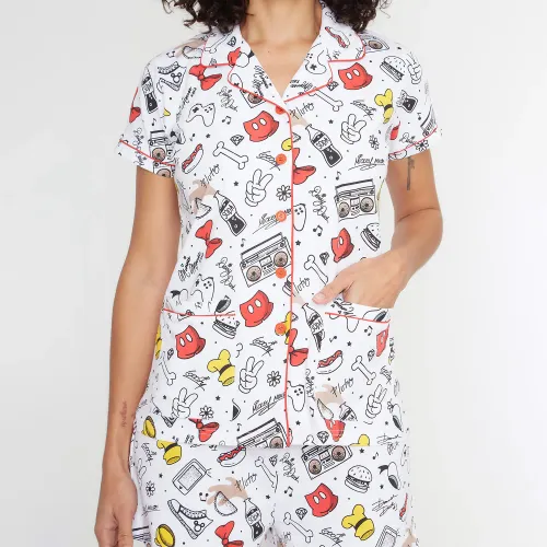 Kayser Pijama Short Mujer D7074-Bla