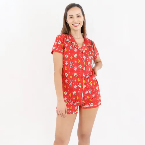 Kayser Rojo de Mujer modelo Pijama Short Mujer W7001-Roj mujer 2025081316533680209  