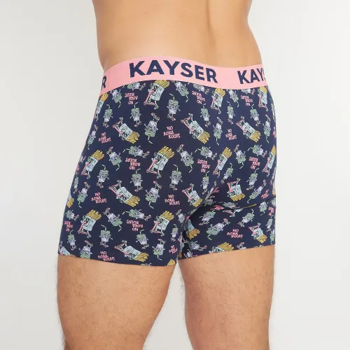 Kayser Boxer Largo Hombre 93.306-Azu
