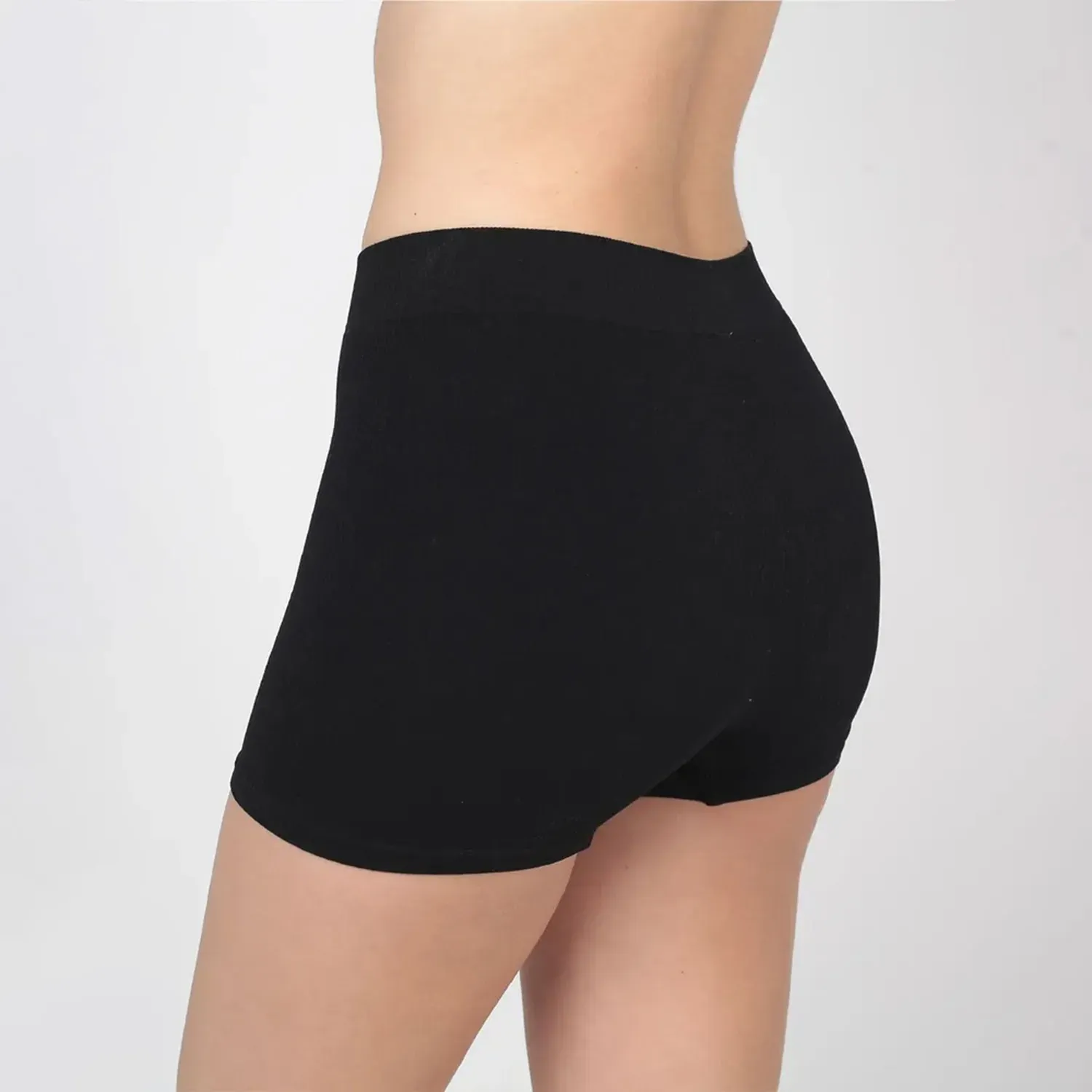 Boxer Kayser Sin Costura Mujer 20.034-Neg color negro | Platanitos