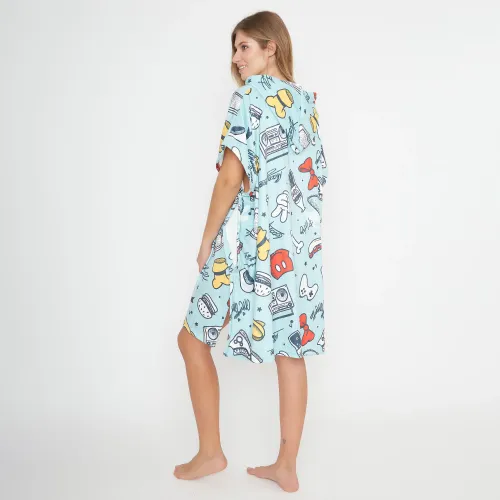 Kayser Bata Toalla Mujer D7076-Azu