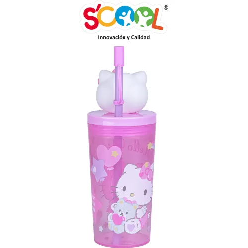 Scool Vaso Tumber Pp 3d 350ml Hello Kitty
