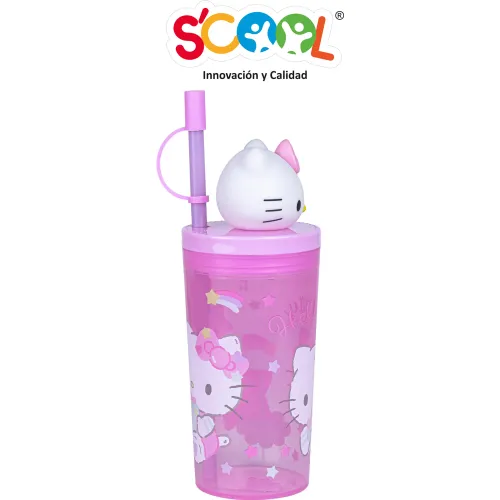 Scool Vaso Tumber Pp 3d 350ml Hello Kitty