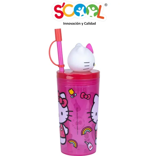 Scool Vaso Tumber Pp 3d 350ml Hello Kitty