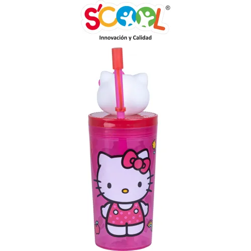 Scool Vaso Tumber Pp 3d 350ml Hello Kitty