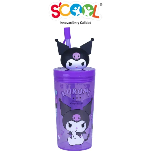 Scool  modelo Vaso Tumber Pp 3d 350ml Kuromi 2025081419571455880  