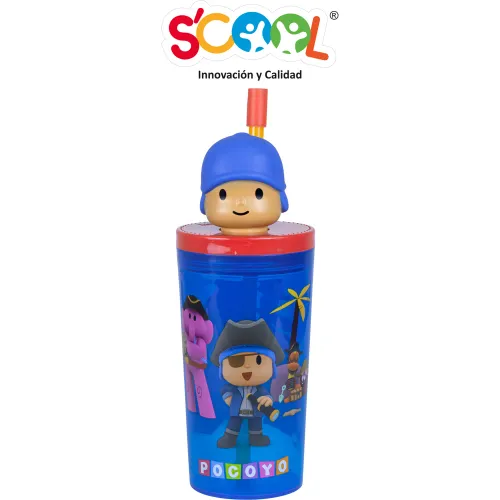 Scool Azul modelo Vaso Tumber Pp 3d 350ml Pocoyo 2025081419571455883  
