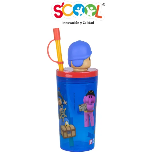 Scool Vaso Tumber Pp 3d 350ml Pocoyo
