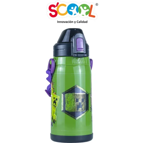 Scool  modelo Tomatodo Térmico Sin Caña 400ml Minecraft 2025081419571455901  