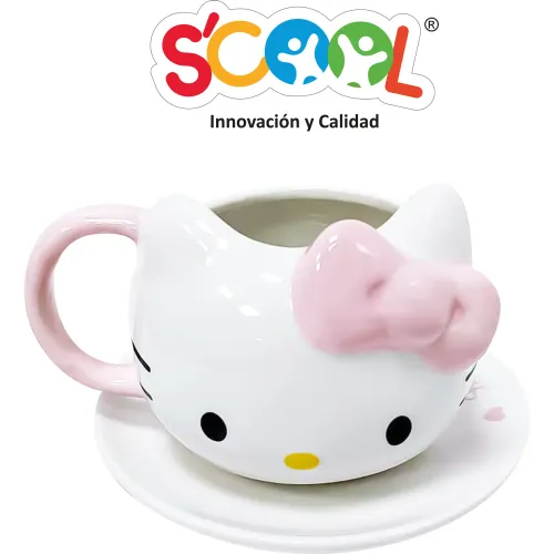 Scool  modelo Taza Cerámica 3d Hello Kitty Pink 2025081419571455967  