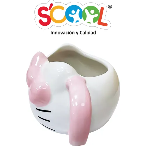 Scool Taza Cerámica 3d Hello Kitty Pink