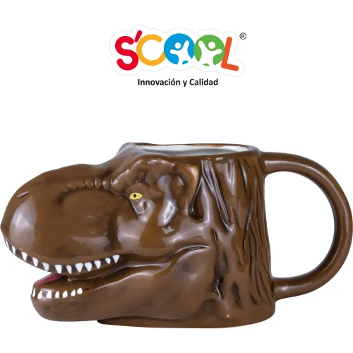 Scool Taza Cerámica 3d Jurassic