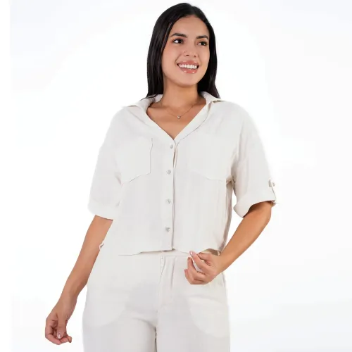 JAROLA  de Mujer modelo Blusa Lino Victoria  mujer 2025081514353464810  