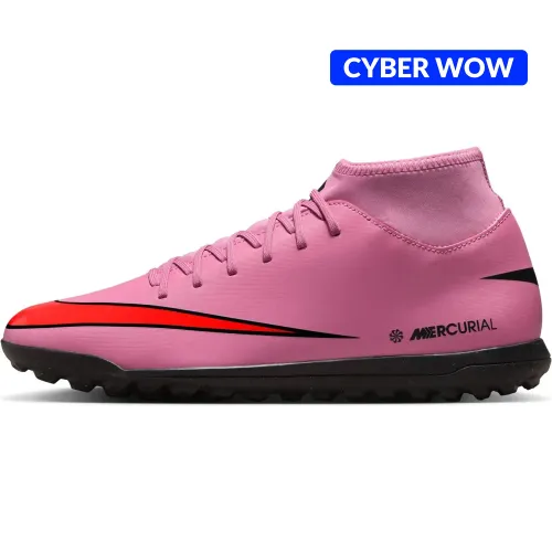 Zapatillas Nike De Futbol Hombre Superfly 10 Club Tf color rosado | Platanitos