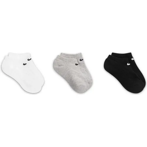 Nike Medias Invisibles Sportswear Juvenil Performance Cushion No Show - 3 Pares