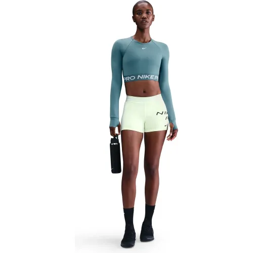 Nike Polo Manga Larga Crop Training Mujer Dri-Fit Pro 365