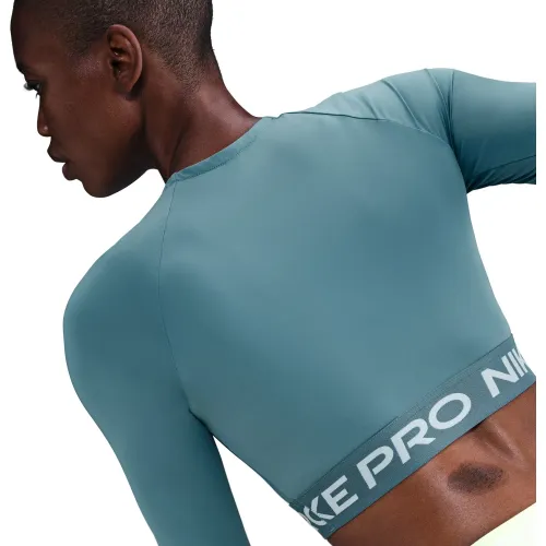 Nike Polo Manga Larga Crop Training Mujer Dri-Fit Pro 365