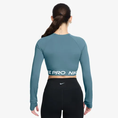 Nike Polo Manga Larga Crop Training Mujer Dri-Fit Pro 365