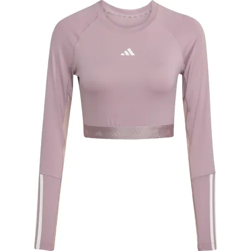 adidas Polera Training Mujer Hyglm Cro Ls Aeroready