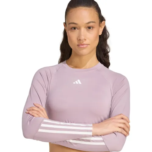 adidas Polera Training Mujer Hyglm Cro Ls Aeroready