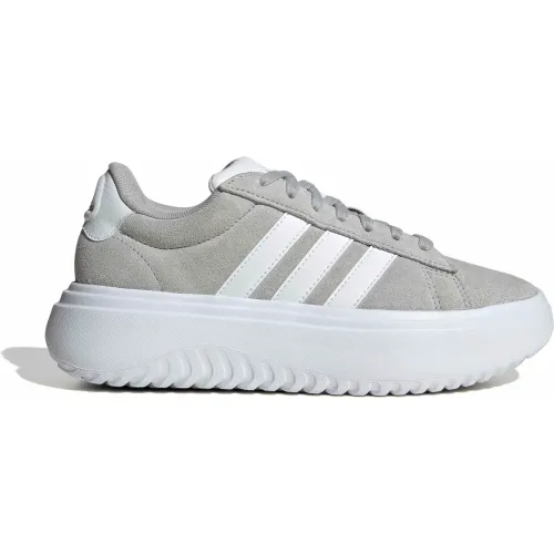 adidas Gris de Mujer modelo Zapatillas Urbanas Mujer Grand Court Platform Suede grises blancos mujer 2025081619125207715 SINTETICO-TEXTIL Sintético