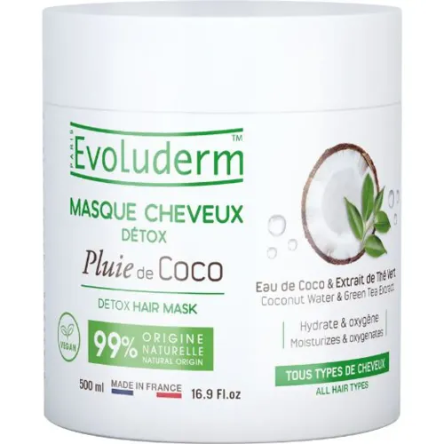 EVOLUDERM Transparente modelo Mascarilla Cabello Coco 500ml transparentes 2025081620212203210  
