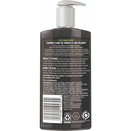 BIORE Limpiador Rosto Carbón Piel Grasa 200ml