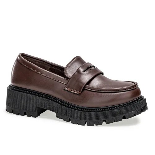 Platanitos Marron de Mujer modelo Mocasin Dama M Dakota marrones sintéticos mujer 2025082020573484392 Sintético Sintético