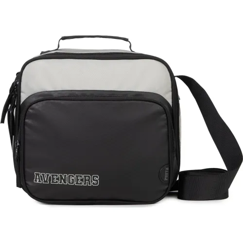 PORTA Negro Lonchera Casual Hombre Franco-Lch Avengers Team-Up
