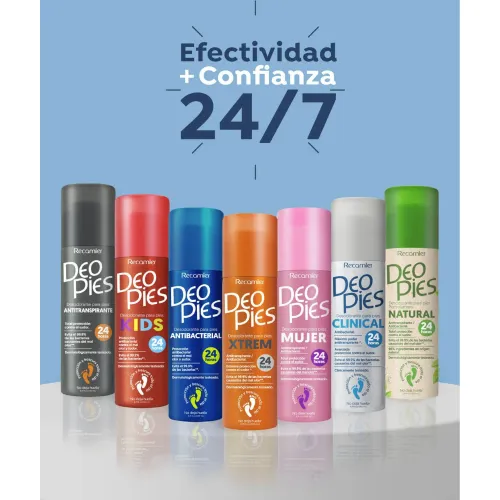 DEO PIES Desodorante Para Pies Antibacterial 260ml