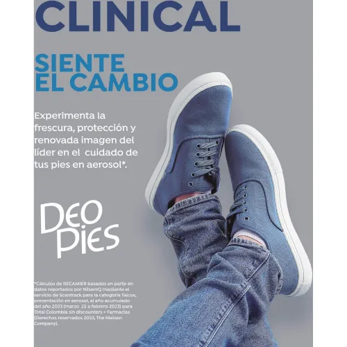 DEO PIES Desodorante Para Pies Clinical 260ml