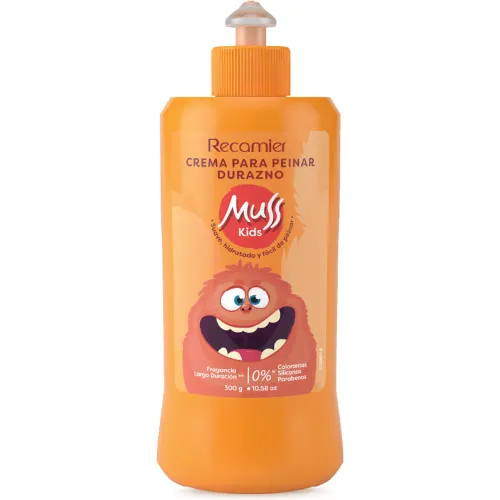 MUSS KIDS  modelo Crema De Peinar Durazno Frasco 300gr anaranjados 2025082022145967043  