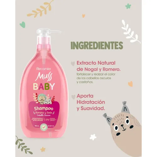 MUSS KIDS Shampoo Romero Y Seda 750ml
