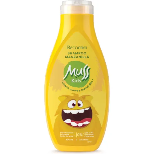 MUSS KIDS Amarillo de Bebita / Bebito modelo Shampoo Niñas Manzanilla Frasco 400ml amarillos bebita 2025082022145967061  