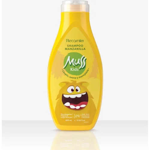 MUSS KIDS Shampoo Niñas Manzanilla Frasco 400ml
