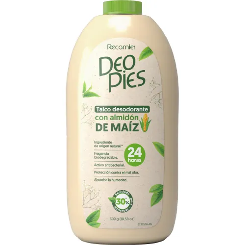 DEO PIES Blanco modelo Talco Desodorante Para Pies 300 G blancos 2025082022145967139  