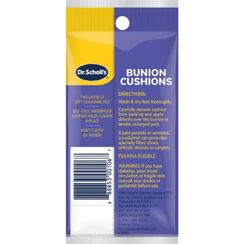 DR. SCHOLLS Parches Para Juanetes