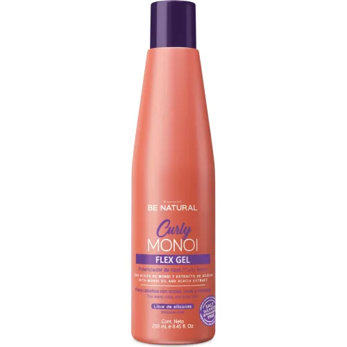 BE NATURAL Rosado modelo Flex Gel Curly Monoi 250ml rosados morados 2025082114380698224  