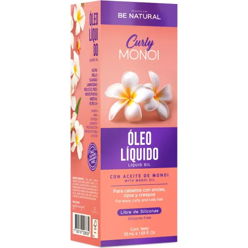 BE NATURAL Óleo Curly Monoi 50ml
