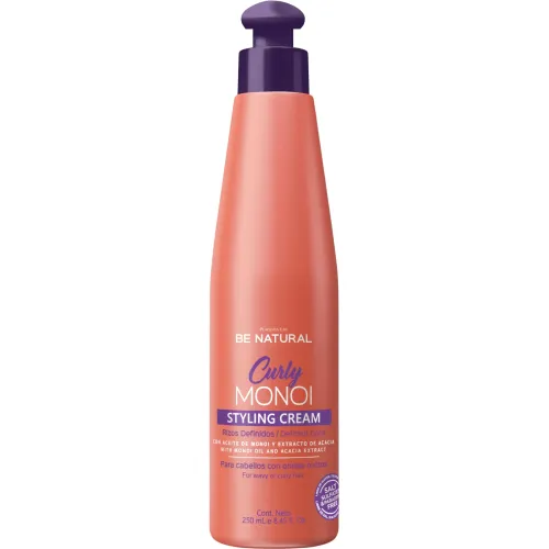 BE NATURAL Rosado modelo Styling Cream Curly Monoi 250ml rosados morados 2025082114380698236  