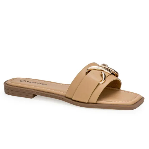 Platanitos Beige de Mujer modelo Sandalia Dama Sf Mollie beiges sintéticos mujer 2025082115574025605 Sintético Sintético