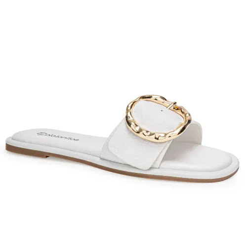 Platanitos Blanco de Mujer modelo Sandalia Dama Sf Vambi blancos sintéticos mujer 2025082115574025713 Sintético Sintético