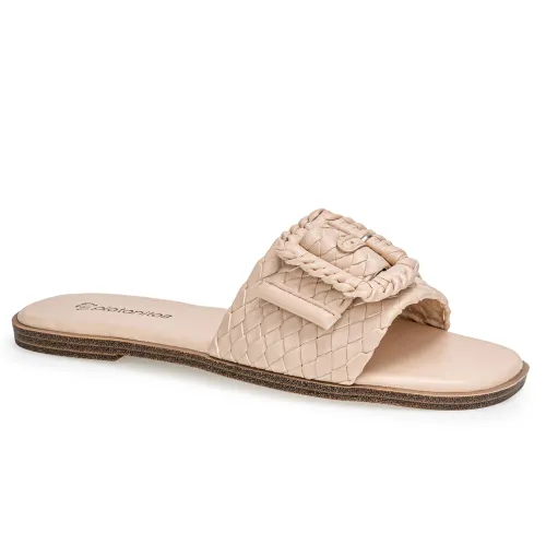 Platanitos Beige de Mujer modelo Sandalia Dama Sf Womy beiges sintéticos mujer 2025082115574025749 Sintético Sintético