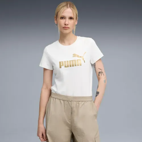 Puma Blanco de Mujer modelo Polo Deportivo Mujer Ess Metallic No. 1 Logo Tee blancos mujer 2025082120153854936  