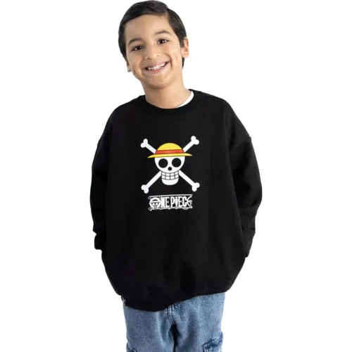 ONE PIECE Negro de Niño modelo Polera Moda Niño One Piece One-04 negros niño 2025082521561295769  